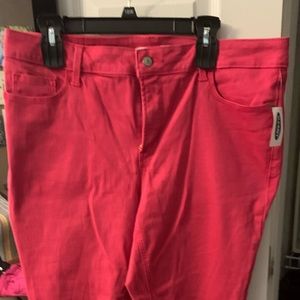 Old Navy pink jeans